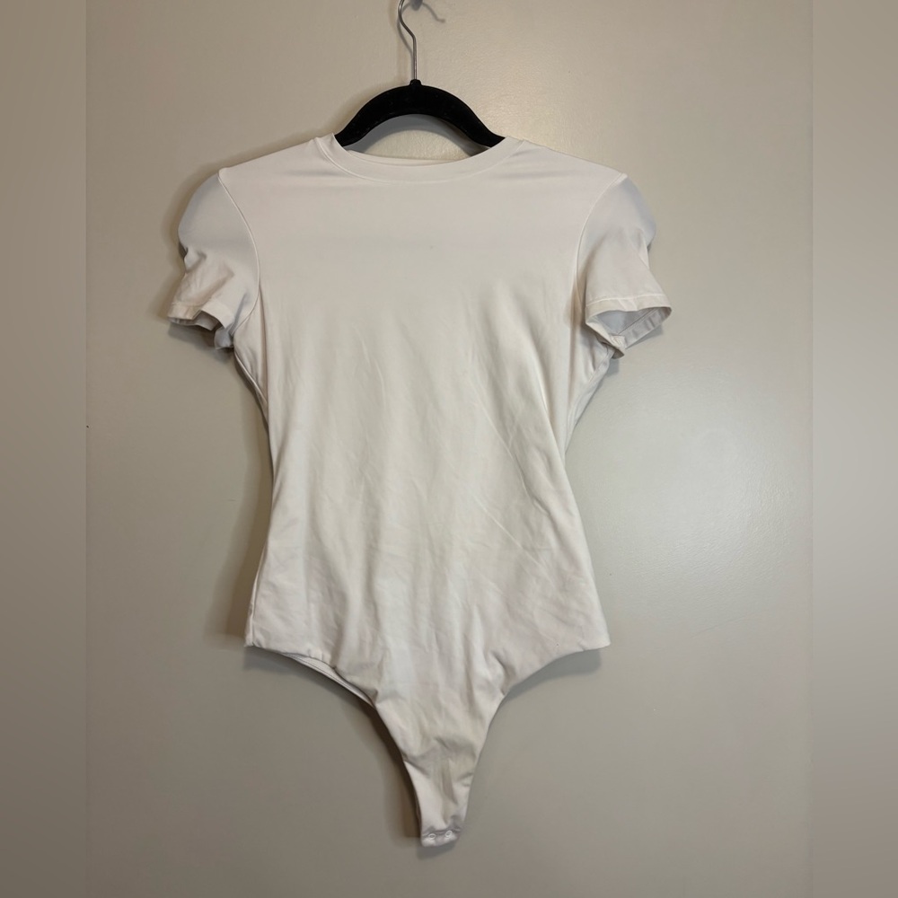 White Short Sleeve Bodysuit